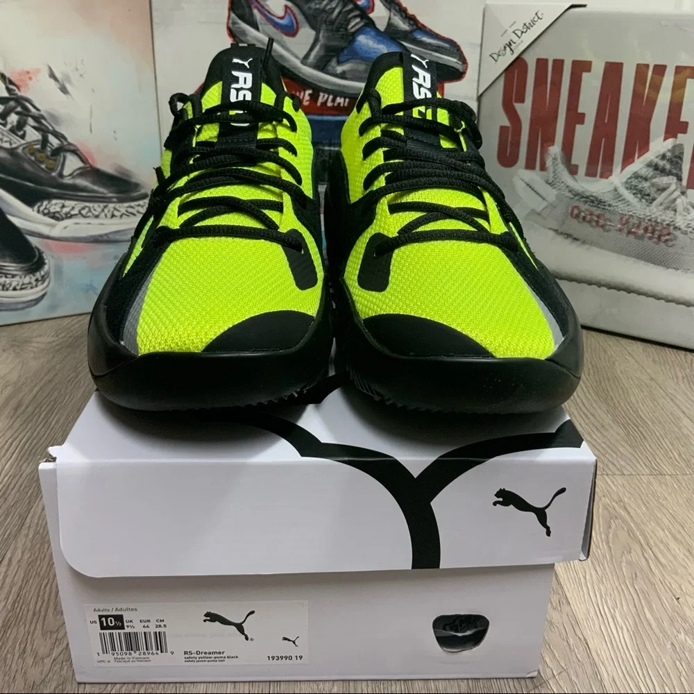 Puma RS-Dreamer J Cole Lime Green Basketball Shoes Size 8.5